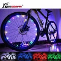 20 LED Luces de bicicleta coloridas a prueba de agua MTB Luz de rueda de bicicleta de carretera Señal de rueda de ciclismo Luz d