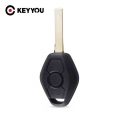 KEYYOU 3 button UNCUT REMOTE KEY CASE SHELL For BMW 3 5 7 Series 325 325i 325ci 330 330i 325 325i 525 525i X5 X3 Z3 Z4|shell bmw