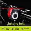 MEILAN S3 Bike Bicycle Taillight Remote Control Electric Bell Horn Anti Theft Alarm MTB Road Cyling Bicycle electric bell|Bicycl