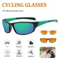 Outdoor Cycling Sunglasses Anti-glare Polarized Lens Uv400 Protection Windproof Goggles Sports Eyewear For Men Women Unisex - Cy