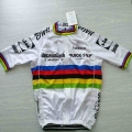 2021 New quick step Julian Alaphilippe rainbow Laser Cut Band Cycling Jersey Summer Breathable MTB Ropa Ciclismo Bicycle Maillot