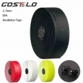 Costelo 2.7mm Road Bike Bicycle Handlebar Cork EVA PU Bar Tape Professional Cycling Damping Anti Vibration Wrap With 2 Bar Plugs