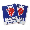 Car Sticker Emblem Badge Decals For Saab 9-3 9-5 93 95 900 9000 Sweden Decals Scania Vector Linear Aero Car Styling Accessories