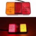 2pc 12V 40LED for Car Trailers Trucks Utes Boats Trailer Truck Rear Lights Brake Stop Tail Turn indicator LED Lamps|Truck Light