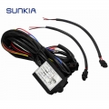 Sunkia Car Drl Controller Auto Led Daytime Running Light Relay Harness Dimmer On/off 12-18v With Strobe & Dimming Function -