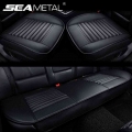 Seat Covers for Cars PU Leather Car Seat Cover Universal Four Season Chairs Protector Mat Automotives Seat Cover Car Accessories