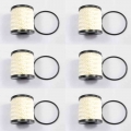 6 Pcs Oil Filter For Peugeot 307 206 207 408 508 3008 5008 Citroen Elysee Picasso C2 C3 C5 C4l Ds3 Mini Countryman Focus C-max -