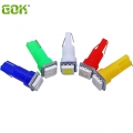 10 X T5 Led 5050smd Led T5 Bulb With Wedge Base For Dashboards Led T5 5050 Smd 12v White/green/blue/red/yellow - S