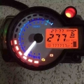 KOSO RX2N Tachometer Fuel Meter LCD Digital Motorcycle Odometer Speedometer Adjustable MAX 299KM/H 7 Colors Display|speedometer