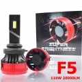 F5 Led Headlight Bulb Fog Light H4 H10 Car Led Headlamp 110w 20000lm H7 H11 Psx26w 9005 9012 H1 Led Bulbs Led H7 Headlight - Car