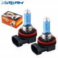 2Pcs H11 100W auto Super White Halogen Bulb Fog Lights High Power Car Headlights Lamp Car Light Source parking 5200K 12V|car lig