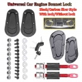 Racing Car Hood Pin Engine Bonnet Latch Lock Kit Refitting with Keys Hood Lock Hood Mount Car Accessories 2 Colors|Engine Bonnet