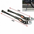 Bicycle Kick Stand Road Bike Kickstand Heavy Duty Adjustable Mountain Bike Bicycle Cycle Prop Side Rear Parking Rack Adjustable|