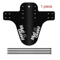 8 Colors Bicycle Fenders Bike Mudguard Carbon Fiber Matte Front Rear Mtb Mountain Bike Wings Mud Guard Cycling Accessories - Bic