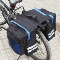 Durable MTB Bicycle Carrier Bag Rear Rack Bike Trunk Bag Back Seat Double Side Cycling Large Capacity Luggage Bag Bike Accessory