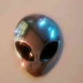 3d Alienware Alien Head Ufo Metal Auto Motorcyle Badge Emblem Decal Car Sticker