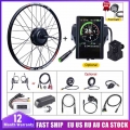 Bafang Ebike Conversion Kit 20-29 Inch 700c Electric Bicycle Conversion Kit 48v 500w Front Rear Hub Motor Wheel Rear Engine Kit