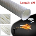 Glass Fibre Thermal Hose Insulation Exhaust Lagging Cover Durable white For Webasto/Eberspacher Heaters 22mm&24mm Exhaust Pi