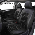 Autorown Luxury Pu Leather Car Seat Cover For Toyota Subaru Honda Hyundai Kia Lada Bmw Universal Automobile Covers Waterproof -