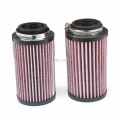 2 Pcs Air Filters Cleaners for Yamaha YFZ350 Banshee YFZ 350 ATV Dirt Motor Bike Motorcycle Accessories replace RU 0210|air filt