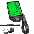 Wireless Bicycle Odometer Multifunctional , Heart Rate Bicycle Computer, Cadence Cycle Computer, Nightlight, Waterproof|Bicycle