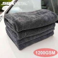 1200GSM Thicken Car Cleaning Towel Ultra Soft Microfiber Double Sided Washing Towel for Car Detailing Lint Free Highly Absorbent