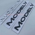 Car Rear Back Trunk Logo Replace Letters Abs Sticker For Tesla Model Y Logo Dual Motor Spacex Emblem Badge Styling Stickers