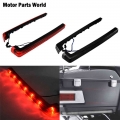 Motorcycle Tour Pak Pack Accent Side Panel Led Light Red/smoke For Harley Touring Road King Road Glide Flhr Flhx Fltrx 2006-2021