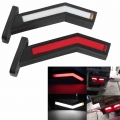 2PCS LED Side Marker Lighting Outline Marker Truck Light Van LED Lights Trailer Side Marker Light 12 24V|Truck Light System| -