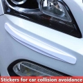 2/4pc Car Bumper Protector Corner Guard Anti-scratch Strips Sticker Protection Body Protector Molding Valance Chin - Styling Mou