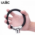 ULAC Mini Bicycle Lock 2 Keys Universal Anti Theft Small and Portable Ring Lock Cycling MTB Bike Zinc Alloy Security Cable Lock|