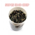 50pcs aftermarket ID48 transponder chip Car Key Chip Blank OEM ID48 Chip Auto Transponder Chip Glass ID 48 Unlock Chip|Car Key|