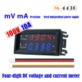 M4430 DC Digital Voltmeter Ammeter 0.28 inch LED Display Voltage Amp Panel Meter Tester Meter Capacitance Meter|Volt Meters| -