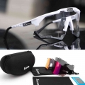 MTB Polarized Sunglass Cycling Men's TR90 Three Lens Set Color Changing Glasses Women's Full Frame Bike Running Fishing