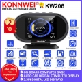 KONNWEI KW206 OBD2 On Board Computer Auto Car Digital Computer Display OBD 2 Scanner Fuel Consumption Water Temperature Gauge|Co