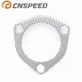 CNSPEED 10 pieces/batch 2.5 inch 65 mm exhaust pipe gasket for joint exhaust muffler gasket with hole 3 YC101115|Exhaust Gaskets