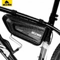 WILD MAN Mountain Bike Bag Rainproof Road Bicycle Frame Bag Cycling Accessories Hard Shell Tools Storage Panniers Capacity 1.5L