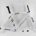 Brand New white 700C Road bicycle T1100 3K full carbon fibre bike carbon frame lightest fork+seatpost+clamp+headsets Free ship|B