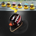 Road Mtb Duck Bike Bell Bicycle Duck Rubber With Helmet Ducky With Helmet Duck Cute Wind Motor In The Car Bike Accessories|Bicyc