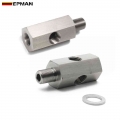 Epman 1/8'' Npt & 1/8" Bspt & M10 Oil Pressure Sensor Tee Adapters Turbo Supply Feed Line Gauge Stainless S