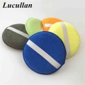 Lucullan 2021 New 5" Round Car Care Microfiber Pocket Sponge Rubber Band Fixed Polish Applicator Pad Very Easy to Waxing|Sp