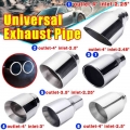 Stainless Steel Car Exhaust Muffler Pipe Dual/single Wall Exhaust Tip Modification Auto Suv Tail Tube - Mufflers - ebikpro.