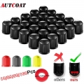 Autcoat Tire Stem Valve Caps, With O Rubber Ring, Universal Stem Covers For Cars, Suvs, Bike And Bicycle, Trucks, Motorcycles -