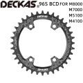 Deckas Round Oval 96sbcd Chainring Mtb Mountain 96bcds Bike Bicycle 30t 32t 34t 36t 38t Crown Plate For M7000 M8000 M4100 M5100