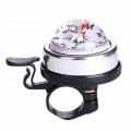 Bicycle Compass Bell Mountain Road Bike Folding Bicycle Alloy Horn Safety Warning Bell Riding Cycling Equipment Accessories|Bicy