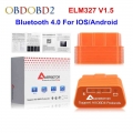 Aermotor ELM327 V1.5 Bluetooth 4.0 ELM 327 1.5 WIFI OBD2 Car Diagnostic Tool For Android/IOS OBDII BT V4.0|Code Readers & Sc