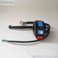 8-wire Left Handlebar Control Switch With Brake Lever For Scooter Moped Gy6 B08 With Rear Drum Brake - Motorcycle Switches - Off