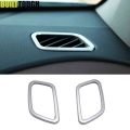 For Hyundai Creta 2015 2016-2019 Chrome Front Air Vent Dashboard Outlet Cover Trim Frame Bezel Molding Garnish Insert Surround -