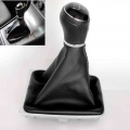 5 / 6 Speed Car Gear Shift Knob for VW Golf 7 A7 MK7 GTI GTD 2013 2014 2015 2016 2017 2018 Leather Gaiter Stick Accessories|Gea