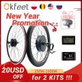 2020 eBike Conversion Kit 48V 1500W 1000W 750W 36V 500W Front Rear e bike e Bike Wheel Hub Motor Electric Bicycle Conversion Kit